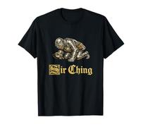 Sir Ching Cherche Une Blague médiévale Amusante sur Brainrot de la génération Z T-Shirt