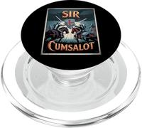 Sir Cumsalot Humour Chevalier Croisé Médiéval Fantasy Gag PopSockets PopGrip pour MagSafe