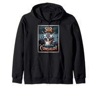 Sir Cumsalot Humour Chevalier Croisé Médiéval Fantasy Gag Sweat à Capuche