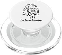 Sir Isaac Newton Dessin Minimaliste PopSockets PopGrip pour MagSafe