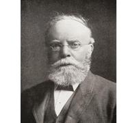 Sir John Leng 1828-1906. Propriétaire du journal et politicien du Parti libéral en Écosse. De l'encyclopédie commerciale et conseiller juridique publié en 1907. Poster imprimé par Ken Welsh (30,5 x