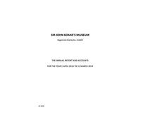 Sir John Soane's Museum The Annual Report for the year 1 April 2018 to 31 March 2019 (House of Commons Paper) HC 2620