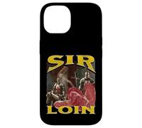 Sir Loin Funny Offensive Knight Pun Meme Bootleg Graphic Coque pour iPhone 14