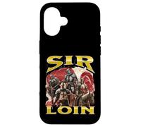 Sir Loin Funny Offensive Knight Pun Meme Bootleg Graphic Coque pour iPhone 16