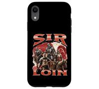 Sir Loin Funny Offensive Knight Pun Meme Bootleg Graphic Coque pour iPhone XR