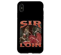 Sir Loin Funny Offensive Knight Pun Meme Bootleg Graphic Coque pour iPhone XS Max