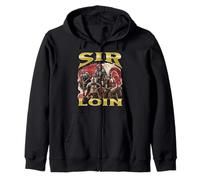 Sir Loin Funny Offensive Knight Pun Meme Bootleg Graphic Sweat à Capuche