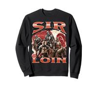 Sir Loin Funny Offensive Knight Pun Meme Bootleg Graphic Sweatshirt
