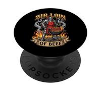 Sir Loin of Beef Fête Médiévale PopSockets PopGrip Adhésif