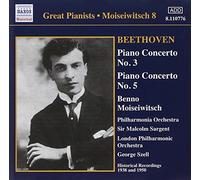 Sir Malcolm Sargent – Beethoven : Concertos pour piano n° 3 et 5 – NAXOS