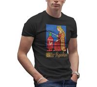 Sir Racha - Funny Sriracha Sauce Medieval Parody Tee for Hot Sauce Lovers & Foodies T-Shirt Noir pour Homme Size L