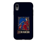 Sir Racha Sauce piquante médiévale Amusante Sriracha Coque pour iPhone XR
