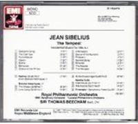 Sir Thomas Beecham - Sibelius: The Tempest by Sir Thomas Beecham (1990-08-02)