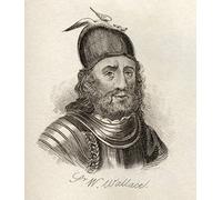 Sir William Wallace Circa 1272-76 to 1305 Scottish Knight Landowner And Patriot From The Book Crabbs Historical Dictionary Publié 1825 Poster Print (33 x 38 cm)