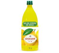 SIRACUSE - Jus De Citron Pur Pressé Bio, Sans Conservateurs Ni Additifs, 1L - Lot De 3