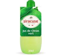 SIRACUSE - Jus De Citron Vert 200L, Pur, Naturel - Lot De 4