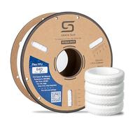 Siraya Tech Flex TPU 64D High Elastic Filament d'imprimante 3D (Blanc, 1kg) | Testé ISO 10993, Shore 64D, Élastique haute performance, Résistant à l’usure et à l’abrasion, Durable et robuste
