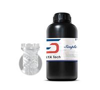 Siraya Tech Simple Water Washable Résine d'imprimante 3D (Transparent, 1 kg)
