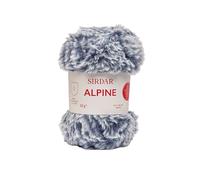 Sirdar Alpine, Luxe Fausse Fourrure, Laurier (409), 50 g