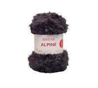 Sirdar Alpine, Luxe Pelote de fils à tricoter fausse fourrure - 50 g Panthère (401)