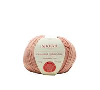 Sirdar Cachemire Merino Silk DK Tricot double, rose anglaise (411), 50 g