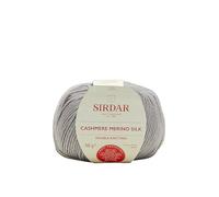 Sirdar Cashmere Merino Silk DK Double tricot Gris argenté (405), 50 g