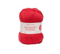 Sirdar Country Classic 4 plis, True Red (971), 50 g