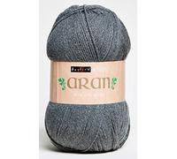 Hayfield Bonus Aran avec laine, Forge (051), 400 g par Sirdar Grey