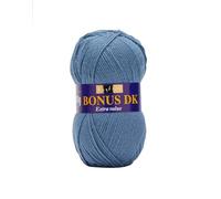 Sirdar Hayfield Bonus DK Tricot Double, Bleu océan (609), 100 g, Laine Acrylique, Set de 280 Pièces