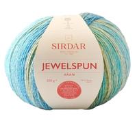 Sirdar Jewelspun Aran, Aigue-marine du soir (851), 200 g