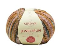 Sirdar Jewelspun Aran, Feldspath doré (707), 200 g, Laine Acrylique, Set de 500 Pièces