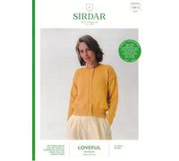 Sirdar Loveful Bio Blend DK 10912 Patron de patron de tricot Easy Cardigans Patron 71-137 cm