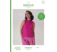 Sirdar Loveful Bio Blend DK 10915 Patron de tricot Easy Tops Patron 71-137 cm