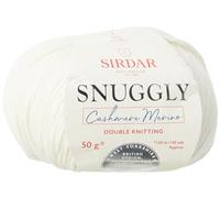 Sirdar Snuggly Baby 451 Tricot double en cachemire Mérinos Crème 50 g