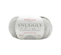 Sirdar Snuggly Baby 467 Pelote de fils à tricoter mérinos Cachemire Argenté 50 g