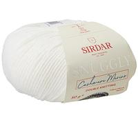 Sirdar Snuggly Baby Cashmere Merino DK Double Tricot, 50 g, (473) Blanc