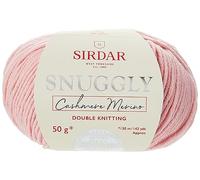 Sirdar Snuggly Baby Cashmere Merino DK Double tricot, rose layette (464), 50 g