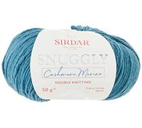 Sirdar Snuggly Baby Cashmere Merino DK Tricot double Bleu sarcelle (471), 50 g