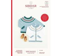 Sirdar Snuggly DK 5432 Patron de tricot - Cardigans avancés, patrons de pulls - 0-2 ans