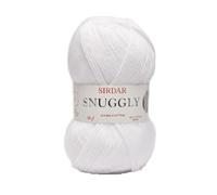 Sirdar Snuggly DK Tricot double Blanc (251), 50 g