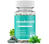 SIRDIKA Supplément déodorant corporel, capsules de chlorophylle déodorant corporel interne, comprimés déodorants internes pour le contrôle des odeurs (90 unités)
