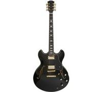 Sire Larry Carlton H7 Bk Hollow Body En Demi-caisse noir