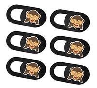 SIREG Webcam Cover Slide Ultra Thin - Cute Monkey Web Camera Cover fits Laptop,Tablet, Computer, Smartphone,Protect Your Privacy and Security,Strong Adhesive