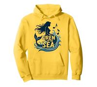 Siren of The Sea : Enchanting Mermaid Melody Sweat à Capuche, Unisexe pour Adultes, Citron, L