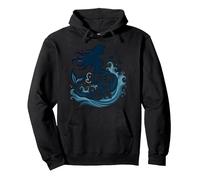 Siren of The Sea : Enchanting Mermaid Melody Sweat à Capuche, Unisexe pour Adultes, Noir, S