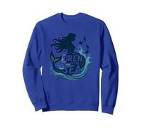 Siren of The Sea : Enchanting Mermaid Melody Sweatshirt, Unisexe pour Adultes, Bleu Royal, S