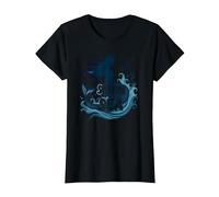 Siren of The Sea : Enchanting Mermaid Melody T-Shirt, Femme, Noir, S