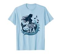 Siren of The Sea : Enchanting Mermaid Melody T-Shirt, Homme, Bleu Céleste, XXL