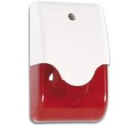 Sirene (110dB) + Stroboscope - Lentille Rouge + Signalisation Led G