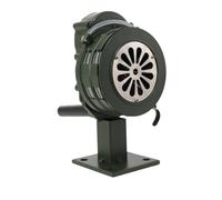 Sirène à manivelle 110 DB, Alarme de sécurité portative Commande Manuelle, sirène Anti-Raid aérien, Portable pour Les urgences, Les événements Sportifs(LK-100A Green)